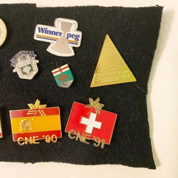 Vintage Lot of 11 Assorted Pins CNE Winner Peg Cup Winnipeg Manitoba Canada Pins - Picture 4 of 11